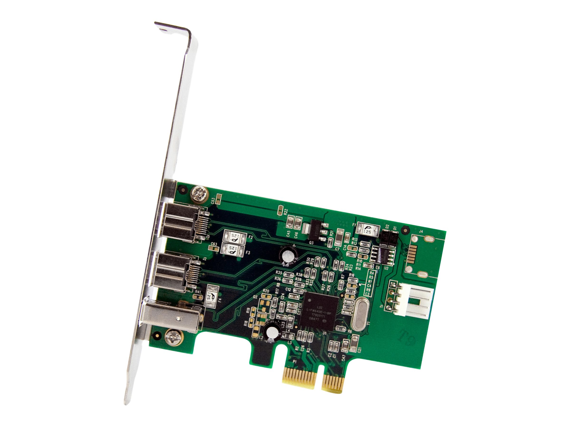 STARTECH.COM 3 Port 800+400 FireWire PCI Express Schnittstellen Combo Karte