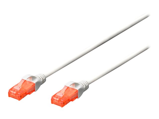 DIGITUS CAT 6 U-UTP Patchkabel Cu LSZH AWG 26/7 Länge 0,50 m Farbe Weis DIGITUS CAT 6 U-UTP Patchkabel Cu LSZH AWG 26/7 Länge 0,50 m Farbe Weis