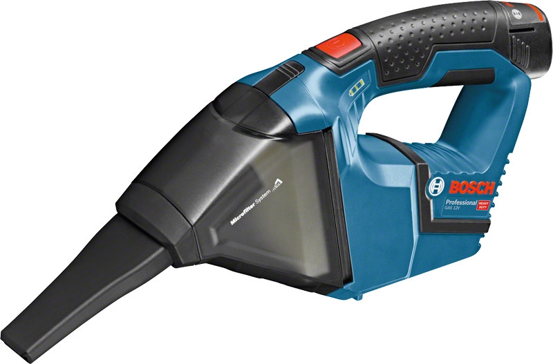 Bosch AkkuHandstaubsauger GAS 12V 2x3,0 Ah LBOXX Kat A