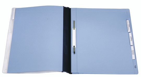 5 DURABLE Personalhefter Kunststoff blau 5 x kaufmaennische Heftung