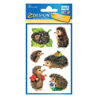 AVERY Zweckform Aufkleber 4306 Igel, 18 Etiketten AVERY Zweckform Aufkleber 4306 Igel, 18 Etiketten