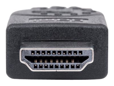 MANHATTAN High Speed HDMI-Kabel mit Ethernet-Kanal HEC ARC 3D 4K30Hz HDMI-Stecker auf HDMI-Stecker geschirmt schwarz 5m