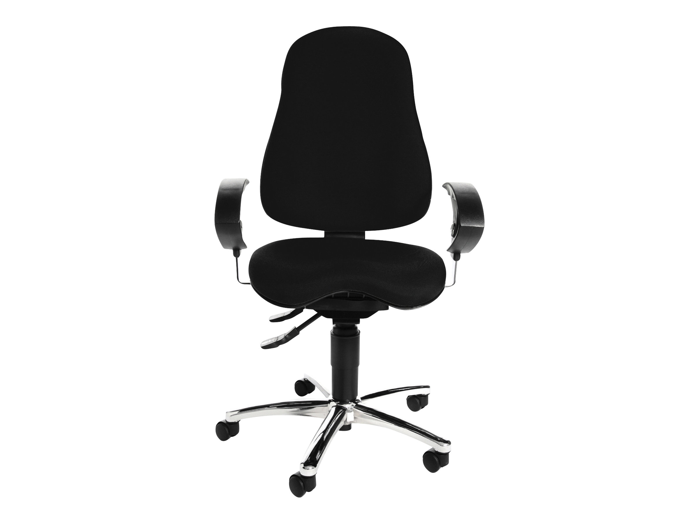 Topstar Buerostuhl Sitness® 10, SI59UG20 Stoff schwarz, Gestell chrom Topstar Buerostuhl Sitness® 10, SI59UG20 Stoff schwarz, Gestell chrom