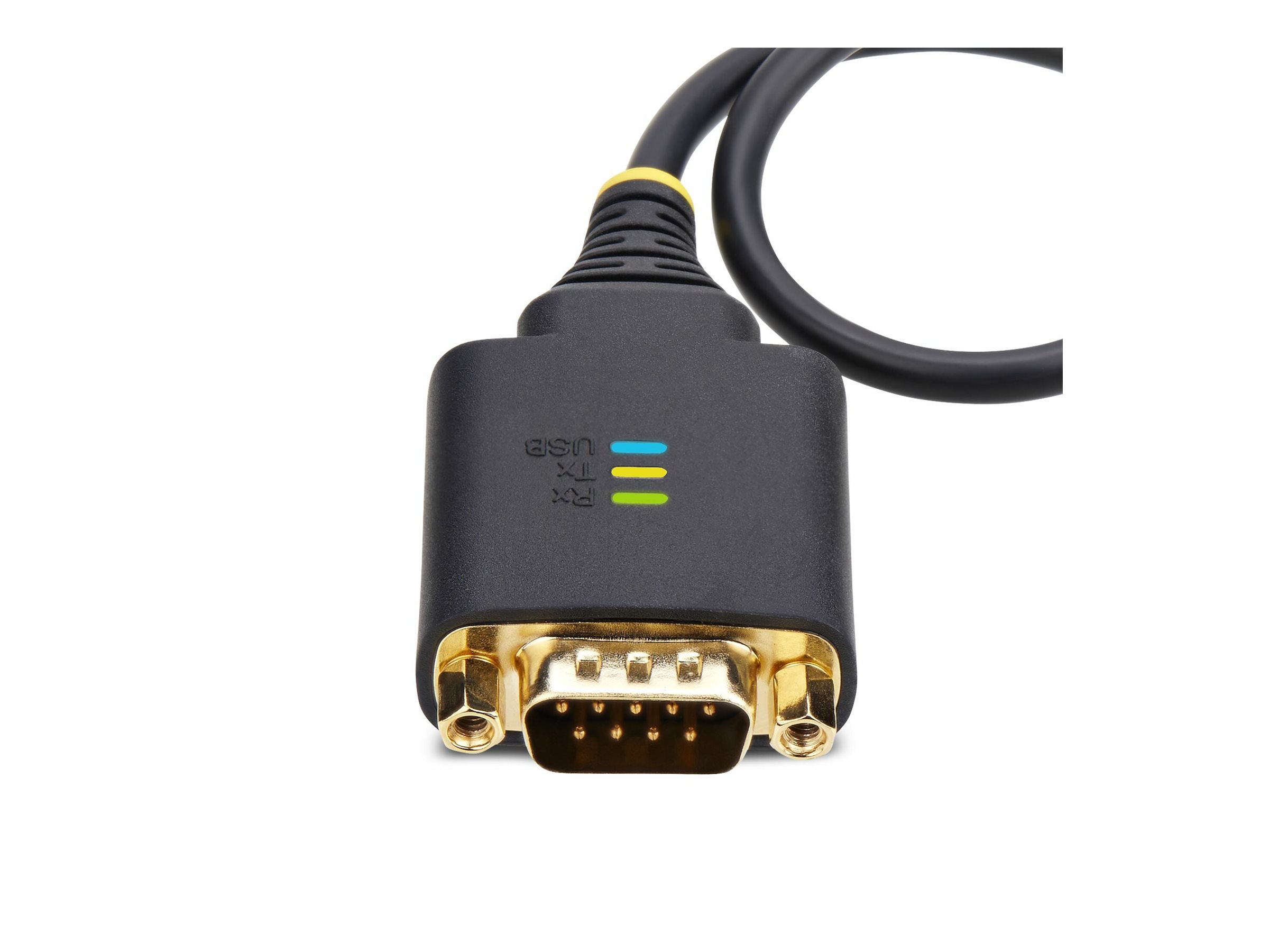 STARTECH.COM 30cm USB auf Seriell Adapter COM-Retention FTDI USB-A zu DB9 Kabel USB RS232 Wechselbare Schrauben/Muttern