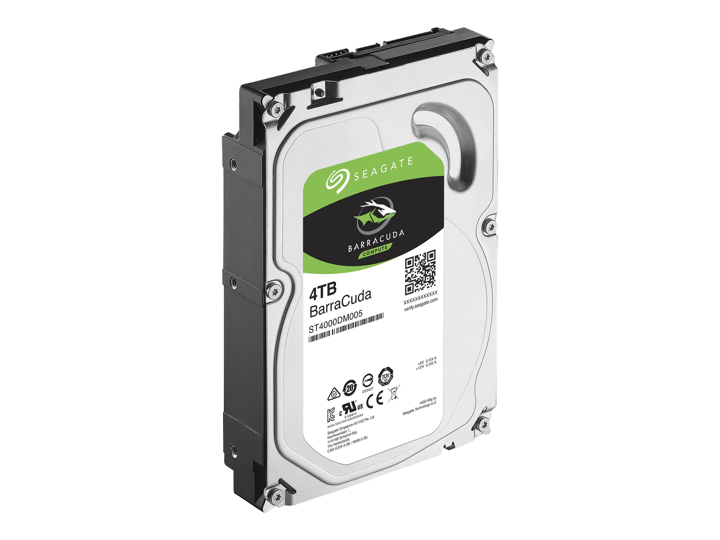 SEAGATE Desktop Barracuda 5400 4TB HDD 5400rpm SATA serial ATA 6Gb/s NCQ 256B cache 8,9cm 3,5Zoll BLK Retail SinglePack