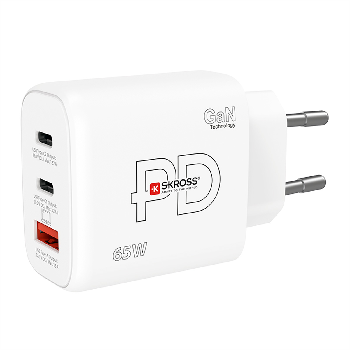 SKROSS Power Charger 65W PD GaN EU SKROSS Power Charger 65W PD GaN EU