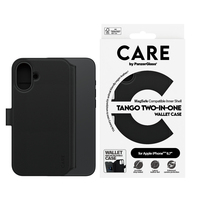 CARE Tango Wallet Case MagSafe iPhone 16 Plus schw
