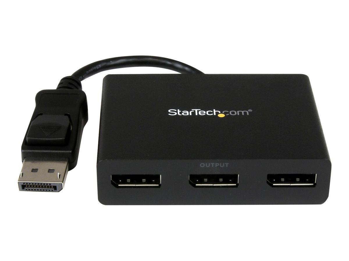 STARTECHCOM Multi Stream Transport Hub DisplayPort 12 zu Triple Head DP MST Hub