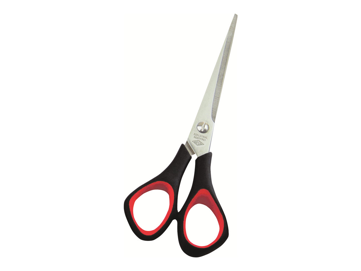 WEDO Papierschere schwarz-rot 16,0 cm