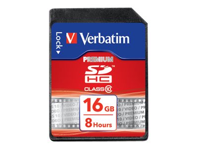 Verbatim SDHC Speicherkarte 16 GB UHS-I Premium Class 10