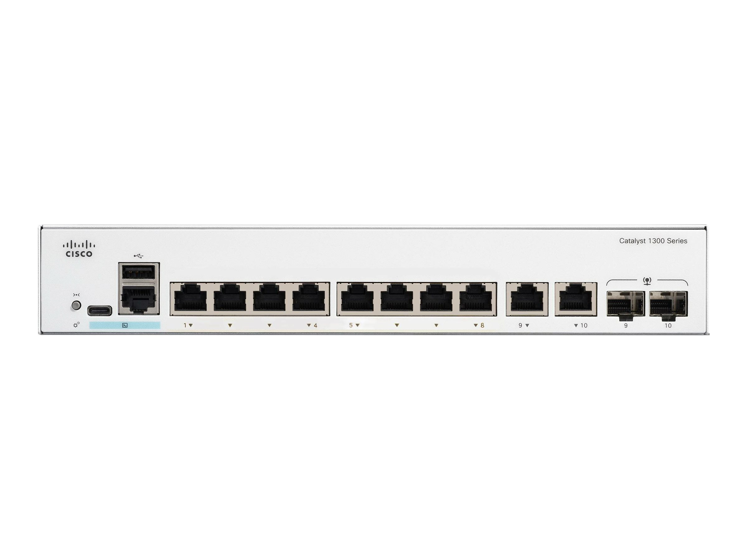 CISCO Catalyst 1300 8-Port Switch / Data-Only / 2 x 1G SFP Uplinks / external power supply CISCO Catalyst 1300 8-Port Switch / Data-Only / 2 x 1G SFP Uplinks / external power supply