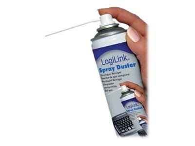 LogiLink Reinigungsspray Air Duster für Tastaturen - 400 ml