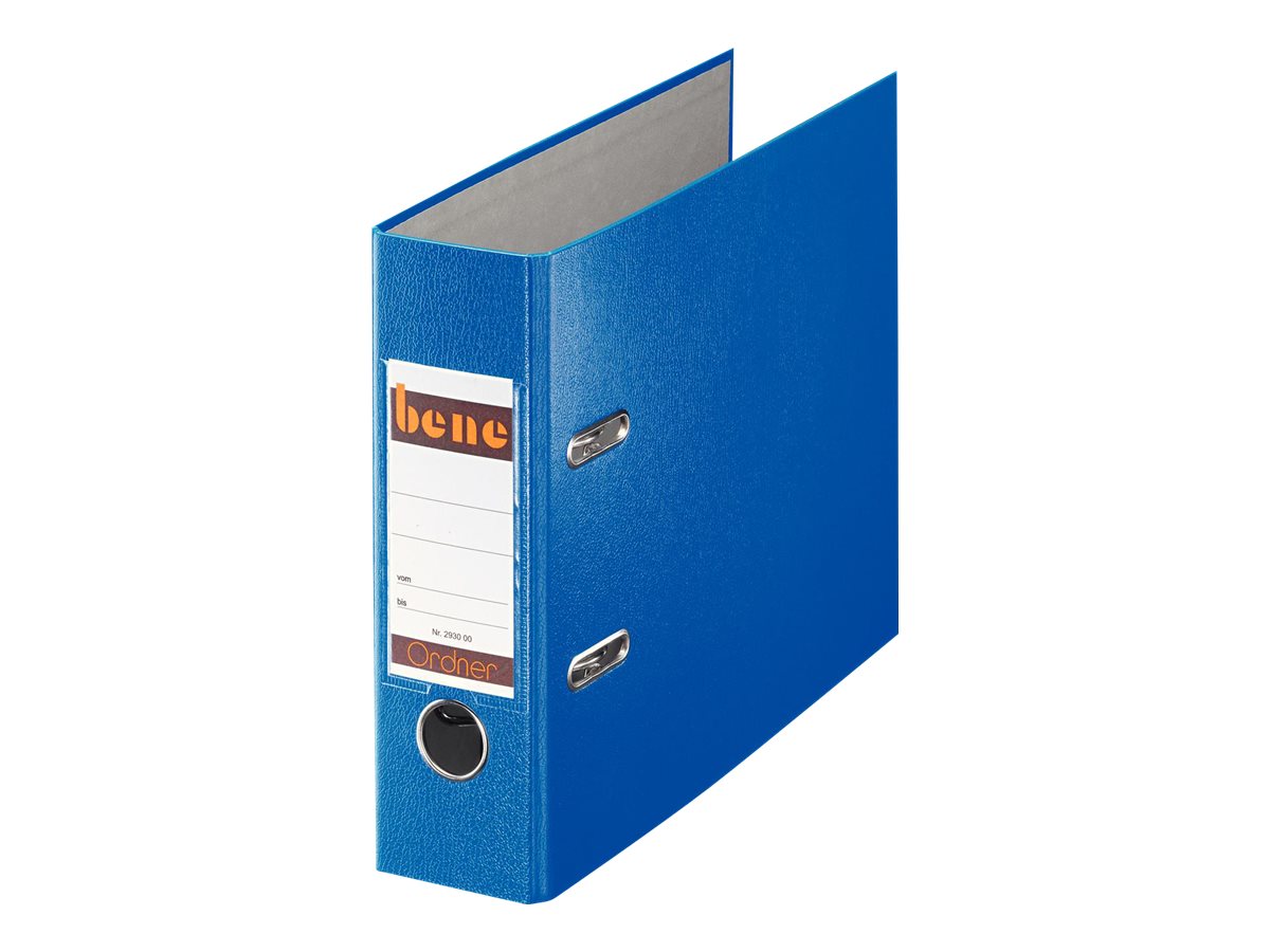 bene A5 Ordner blau Kunststoff 7,5 cm DIN A5 quer bene A5 Ordner blau Kunststoff 7,5 cm DIN A5 quer