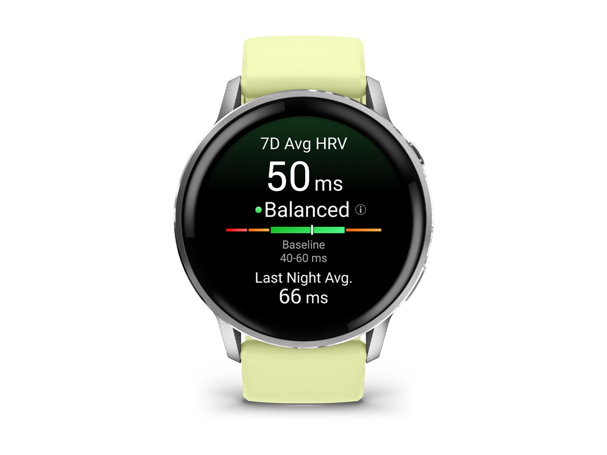 Garmin Venu 4 45 mm Silber Zitronen