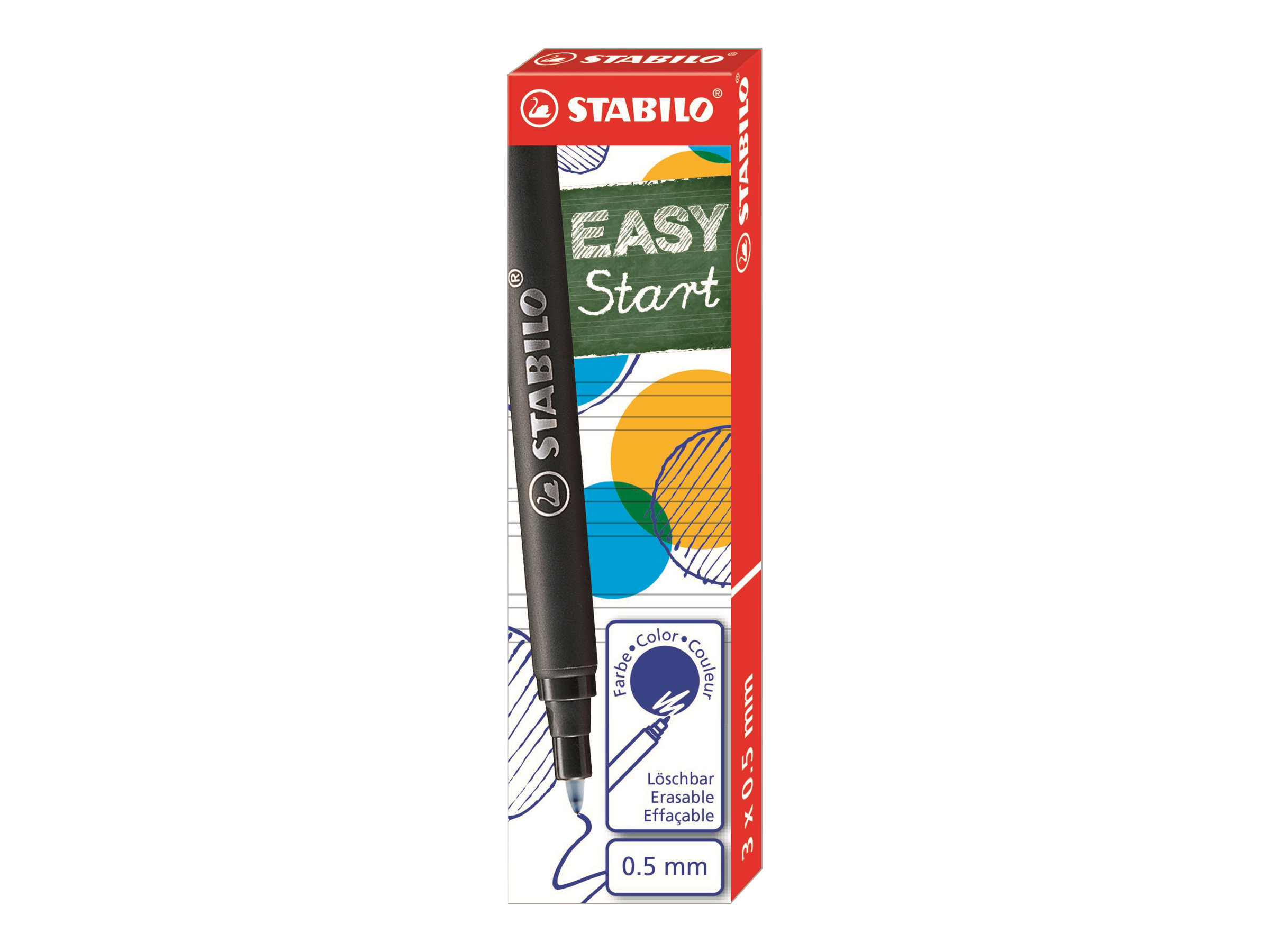STABILO EASYoriginal Tintenrollerminen blau 0,5 mm 3 St. STABILO EASYoriginal Tintenrollerminen blau 0,5 mm 3 St.