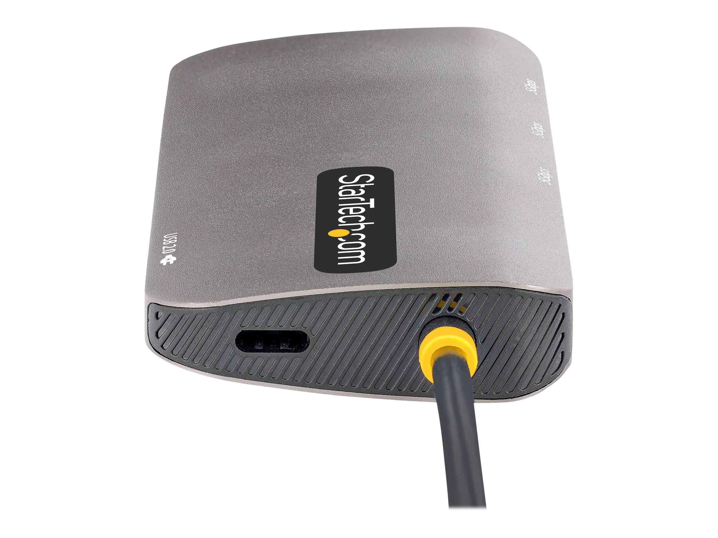 STARTECH.COM USB C Multiport Adapter 4K 60Hz HDMI HDR10 Video 3 Port 5Gbps USB-A Hub 100W PD Pass-Through GbE Mini Travel Dock STARTECH.COM USB C Multiport Adapter 4K 60Hz HDMI HDR10 Video 3 Port 5Gbps USB-A Hub 100W PD Pass-Through GbE Mini Travel Dock