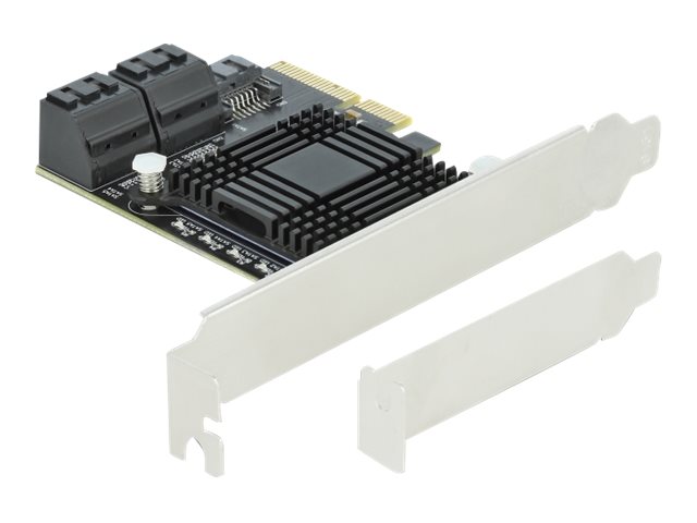 5 Port SATA PCI Express x4 Karte - Low Profile Formfaktor