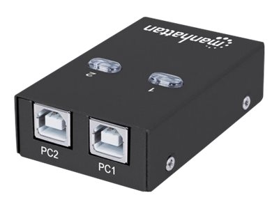 Manhattan USB-A Automatic Sharing Switch 2x USB-B