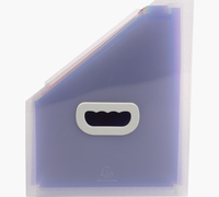 Exacompta Fächerstehsammler Crystal 55598E kristall Kunststoff, DIN A4, 1 St