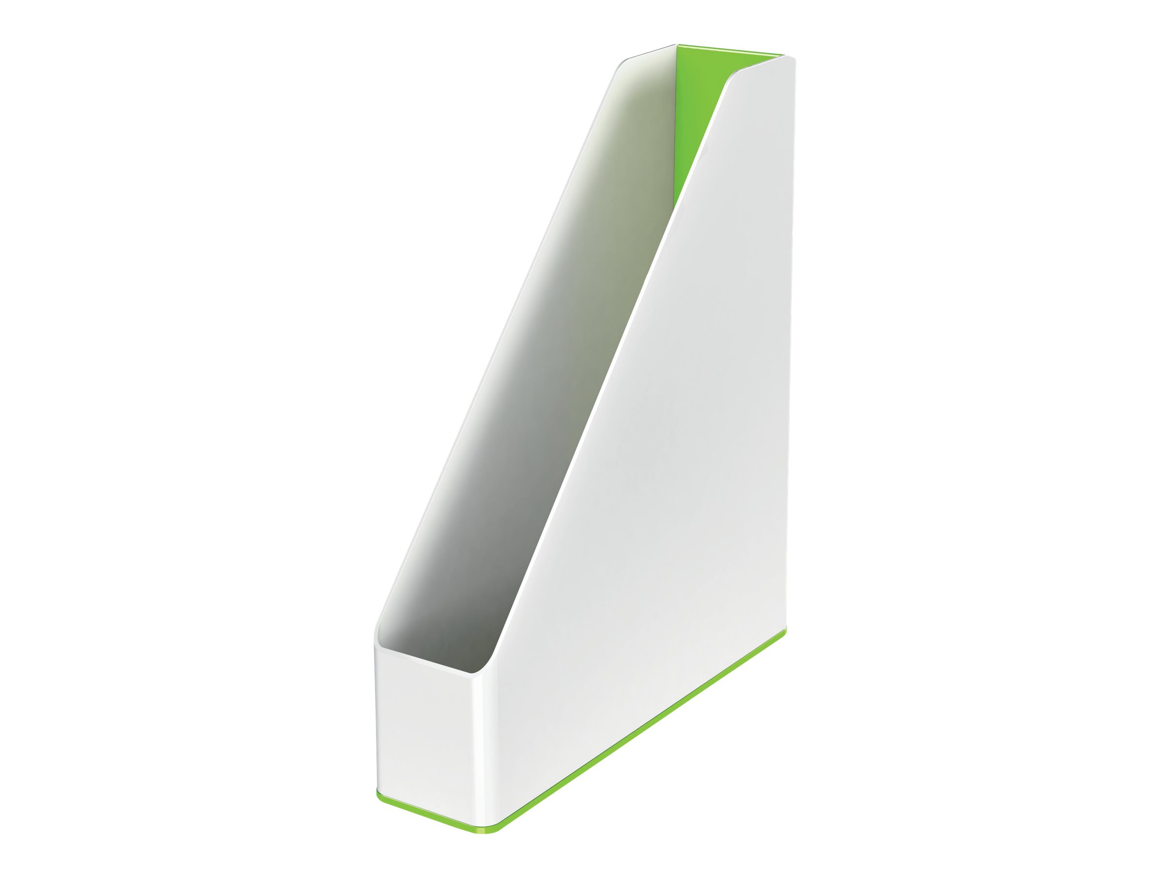 LEITZ Stehsammler WOW Duo Colour 53621054 perlweiss/gruen Kunststoff, DIN A4 LEITZ Stehsammler WOW Duo Colour 53621054 perlweiss/gruen Kunststoff, DIN A4