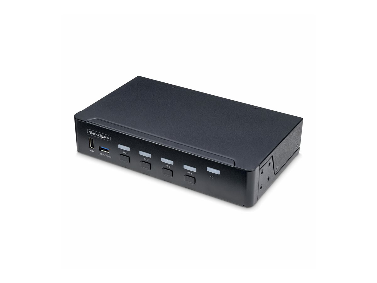 StarTechcom 4Port DisplayPort KVM SwitchUmschalter, 4K60Hz,TAAkonform