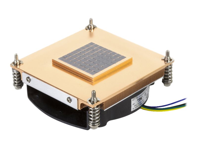 DYNATRON Intel CPU Kuehler 1U K199 LGA1150/-51/-55/-56 Kuehlkoerper Kupfer Aktiv mit PWM und bis zu 95W TDP