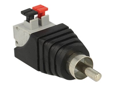 Delock Adapter Terminalblock mit Drucktaste > Cinch Stecker Delock Adapter Terminalblock mit Drucktaste > Cinch Stecker