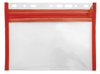 VELOFLEX Reissverschlussbeutel VELOBAG® transparent/rot 0,3 mm, 1 St. VELOFLEX Reissverschlussbeutel VELOBAG® transparent/rot 0,3 mm, 1 St.