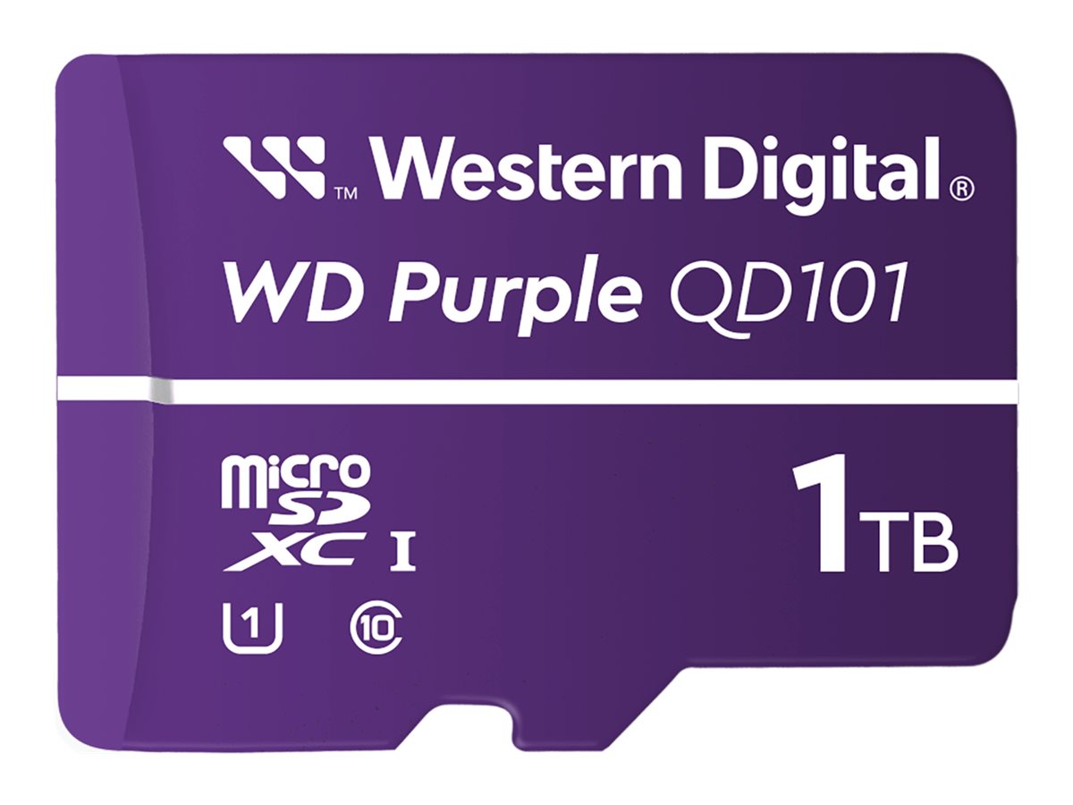 WD Purple 1TB Surveillance microSD XC Class - 10 UHS 1 WD Purple 1TB Surveillance microSD XC Class - 10 UHS 1