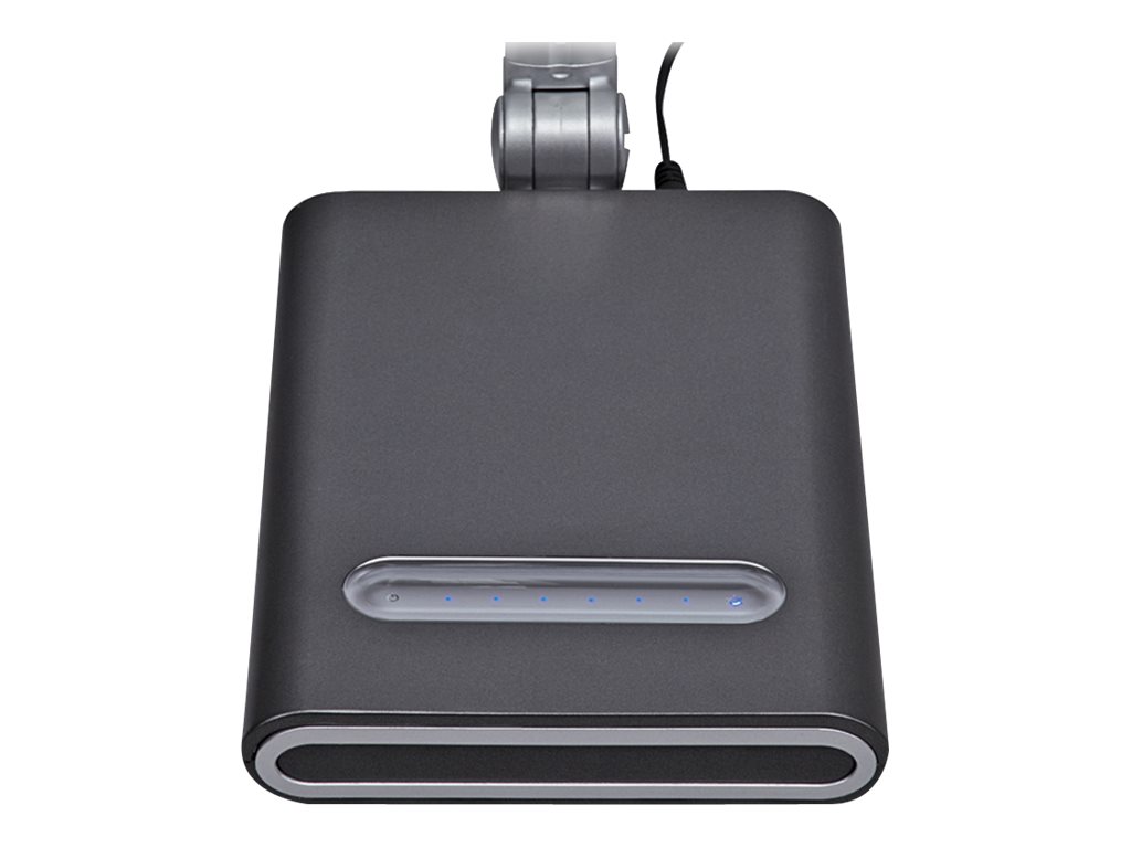 MAUL MAULpure LED Schreibtischlampe silber 6 W