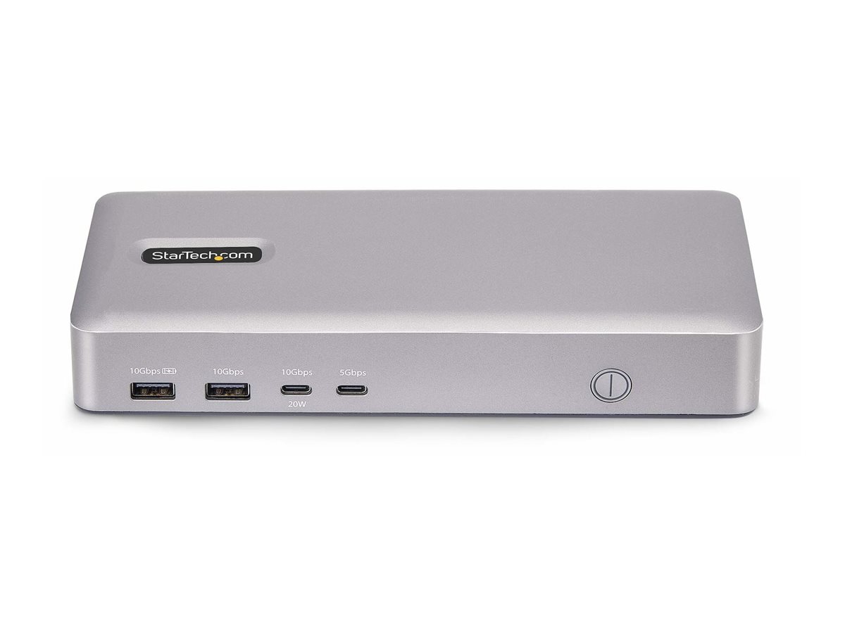 STARTECH.COM USB4 Docking Station 40Gbps 2x HDMI 2x 4K60Hz/1x 8K60Hz USB 2.5GbE 100W PD USB-C Laptop Dockingstation
