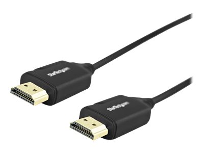 STARTECHCOM 4K HDMI Kabel 0,5m Premium High Speed Kabel mit Ethernet 4K 60Hz HDMI 2,0 Kabel