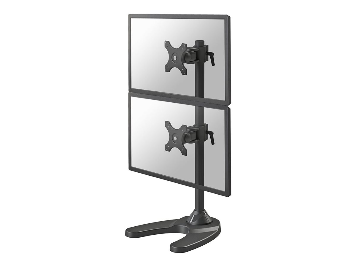 NEOMOUNTS FPMA-D700DDV Desk Mount Flatscreen 2x25,4-68,58cm 10-27Zoll 12kg VESA 75x75/100x100mm kipp-dreh-schwenkbar 2 pi