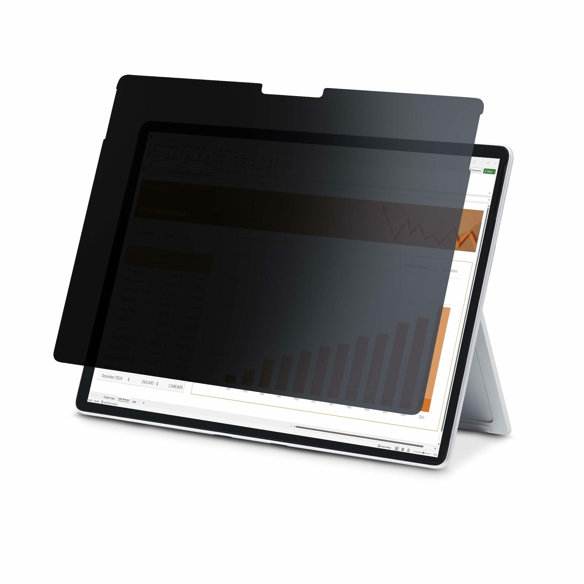 STARTECHCOM 4Wege Blickschutz fur 33,02cm 13Zoll Surface Pro 89X fur Hoch und Querformat Touchfähig 30 Grad Blickwinkel