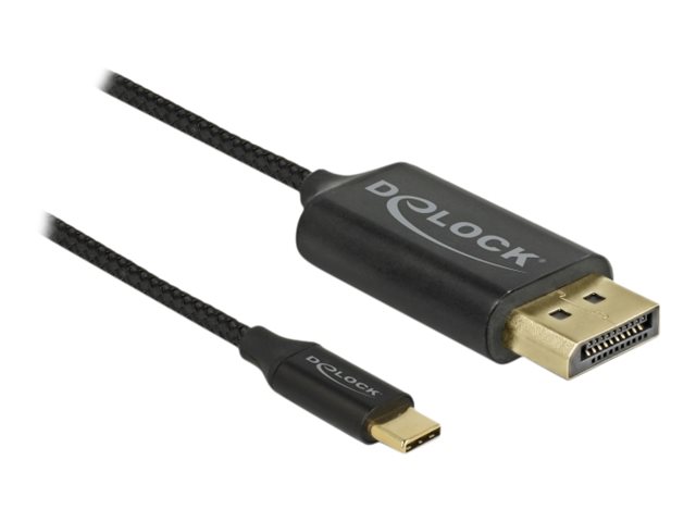 Delock Kabel USB Type-C Stecker > DP Stecker DP-Alt Mode 4K 60 Hz 1 m Delock Kabel USB Type-C Stecker > DP Stecker DP-Alt Mode 4K 60 Hz 1 m