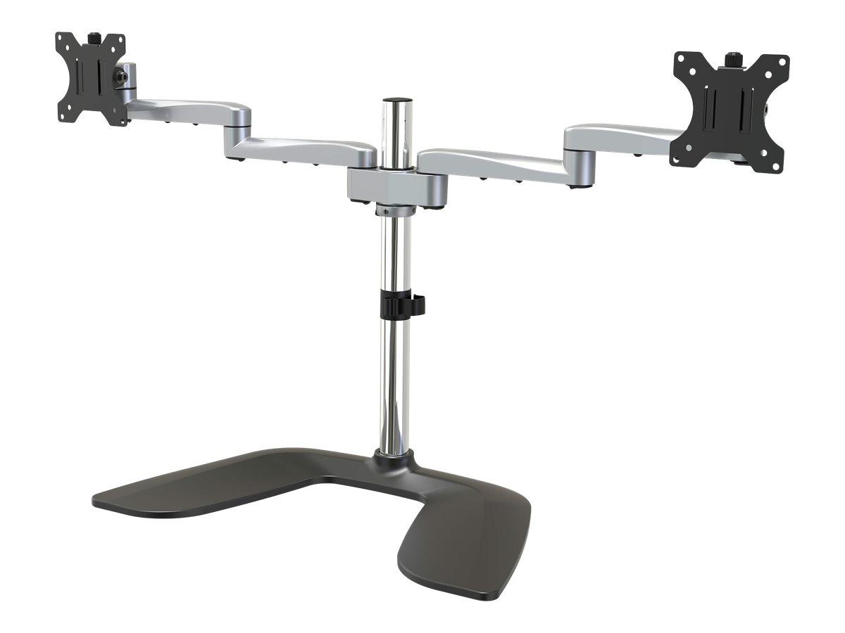 STARTECH.COM Dualmonitor Stand - Gelenkarme - höhenverstellbar - Für VESA-Monitore bis 81,28cm 32Zoll - Stahl /Aluminium