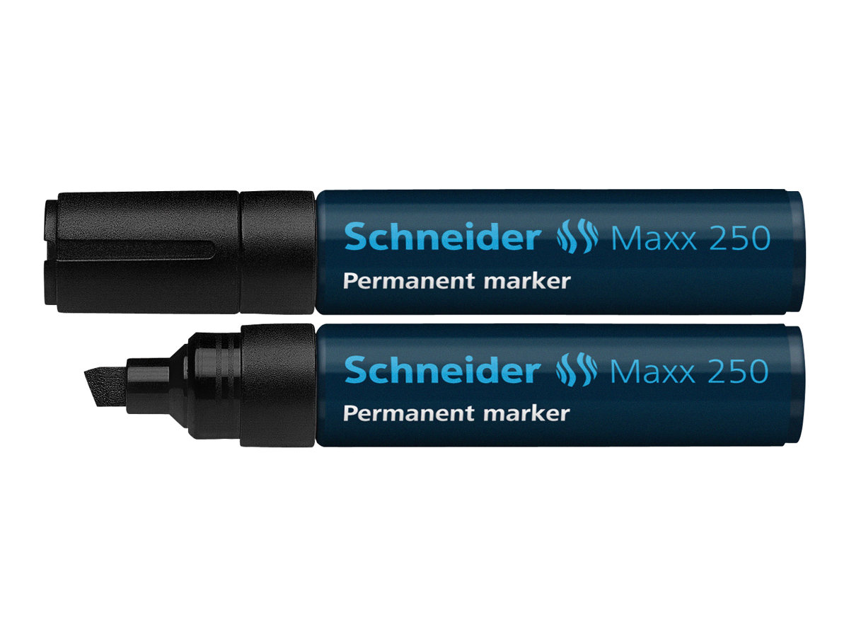 Schneider Maxx 250 Permanentmarker schwarz 2,0 - 7,0 mm, 1 St. Schneider Maxx 250 Permanentmarker schwarz 2,0 - 7,0 mm, 1 St.