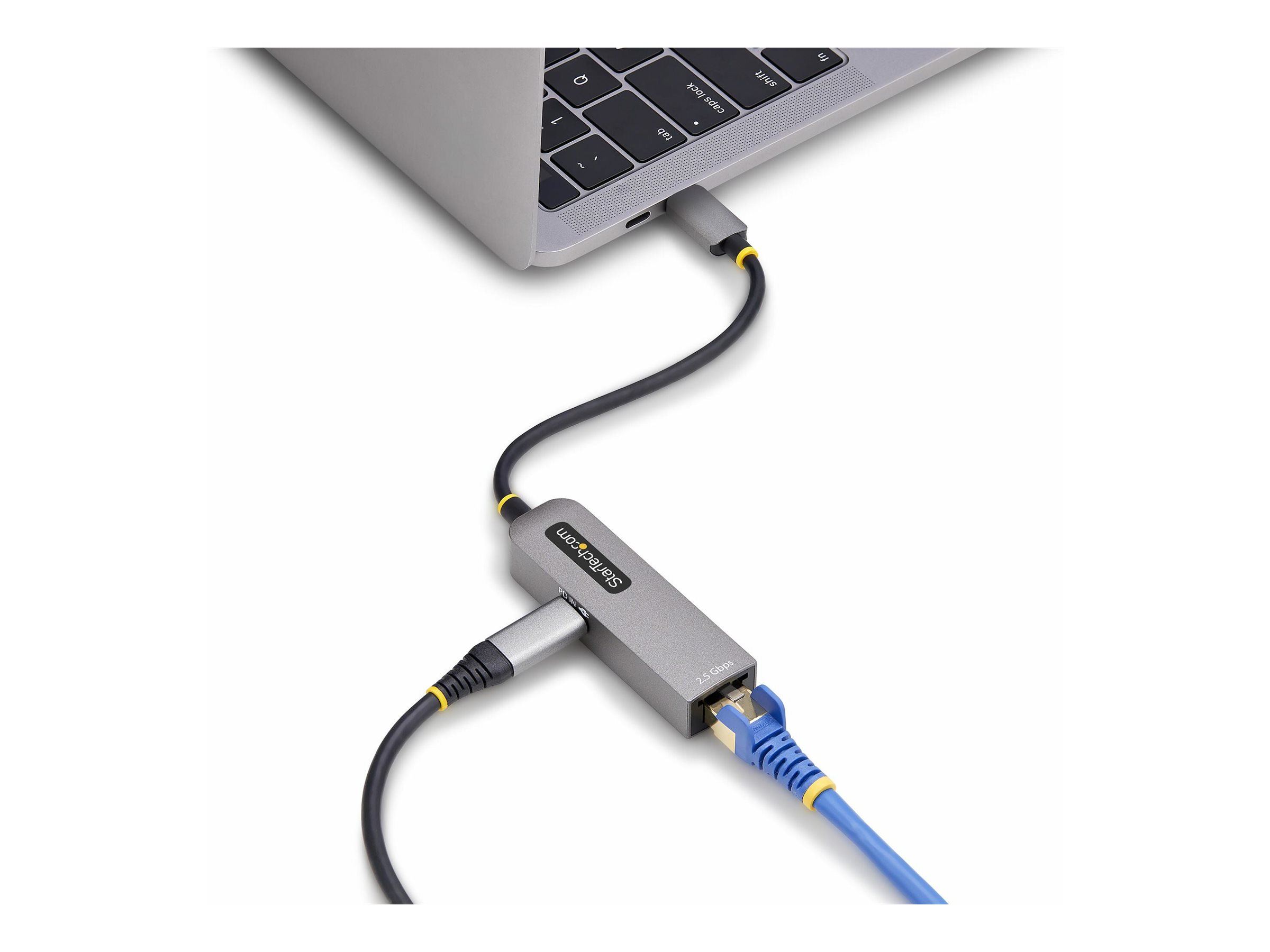 STARTECH.COM 2,5GbE USB C Ethernet Adapter 100W PD USB-C auf Lan-RJ45 Netzwerkadapter USB-C 3.0 NIC,Thunderbolt Kompatibel