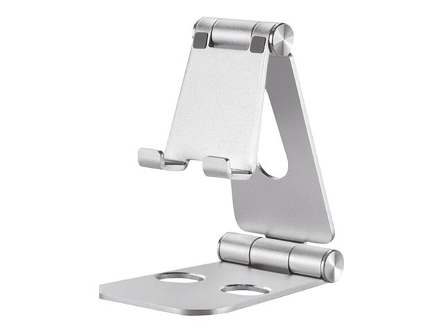 NEOMOUNTS SmartPhone Handy Halter Telefonständer DeskStand bis 18cm 7Zoll klappbar kompakt silber NEOMOUNTS SmartPhone Handy Halter Telefonständer DeskStand bis 18cm 7Zoll klappbar kompakt silber