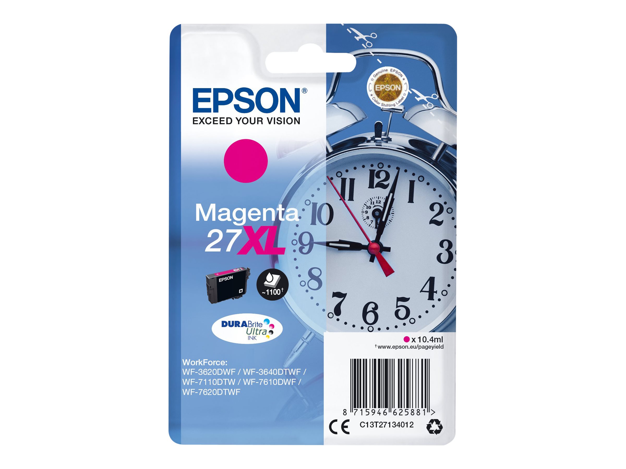 C13T27134012 EPSON WF Tinte magenta HC