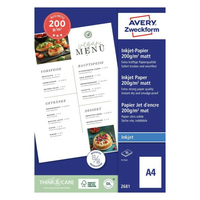 AVERY Zweckform Fotopapier 2681 DIN A4 matt 200 gqm 50 Blatt
