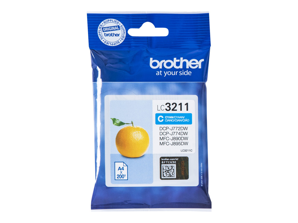 LC3211C BROTHER DCP Tinte cyan ST 200 LC3211C BROTHER DCP Tinte cyan ST 200