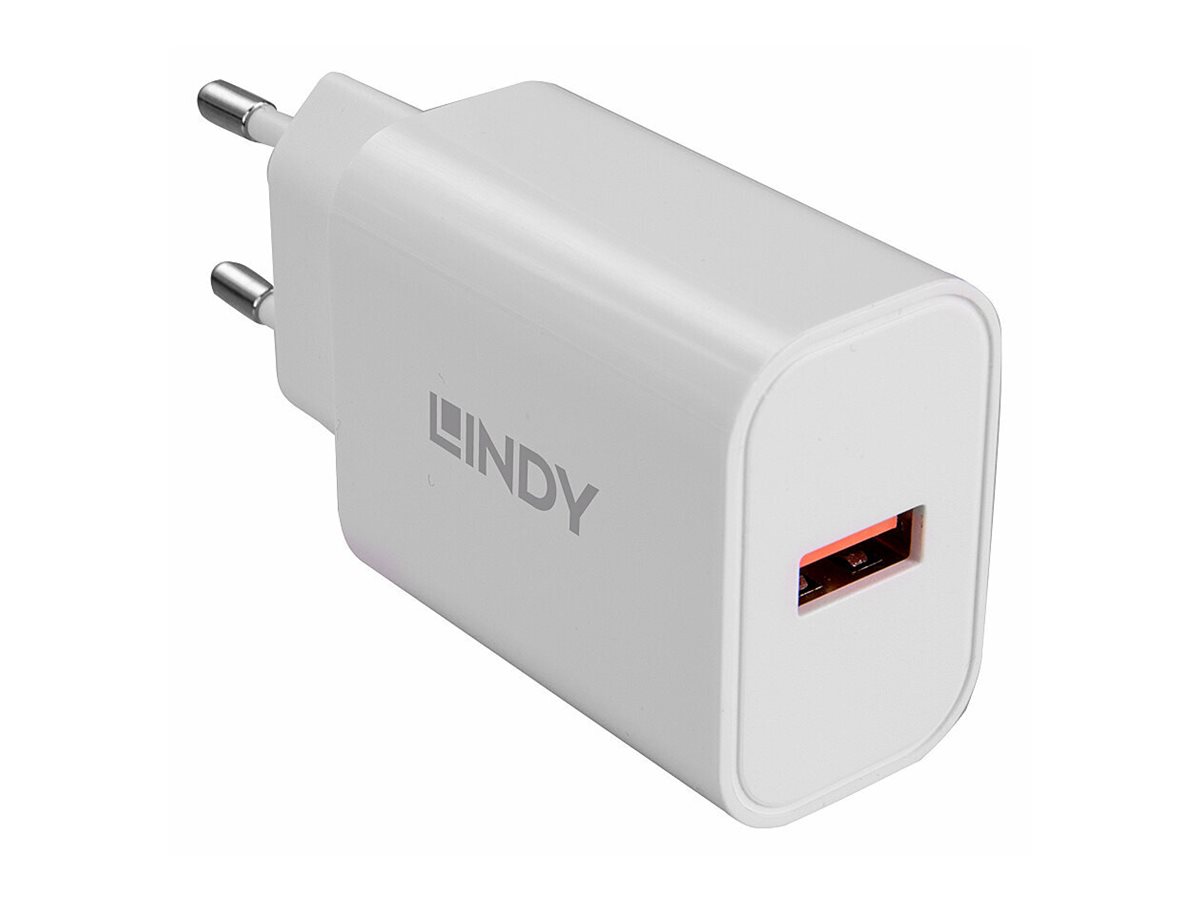 LINDY 18W 1 Port USB Type A Charger LINDY 18W 1 Port USB Type A Charger