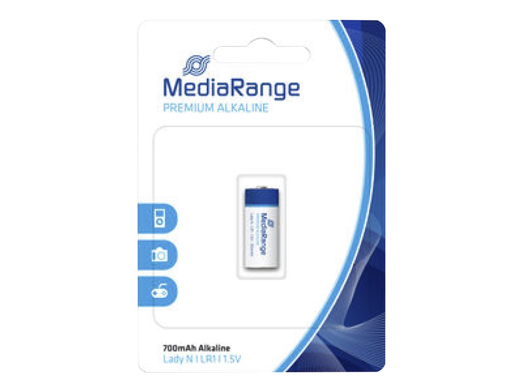 MediaRange Premium Alkaline LR1