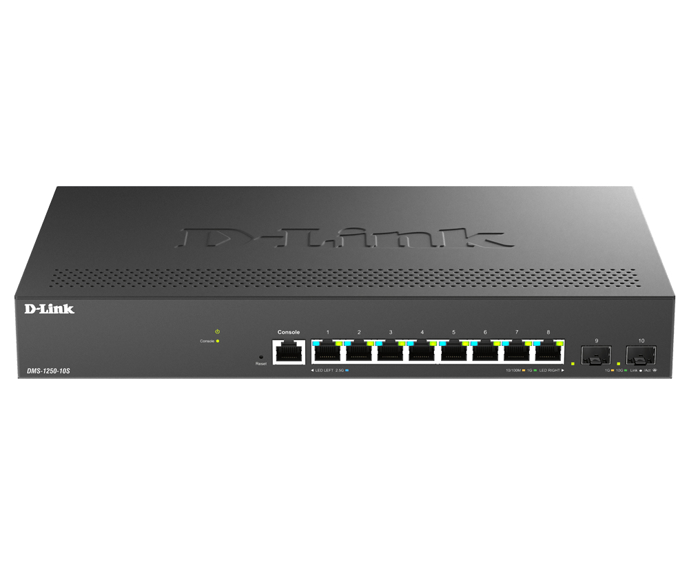 D-Link DMS‑1250‑10S Switch L2+ Smart