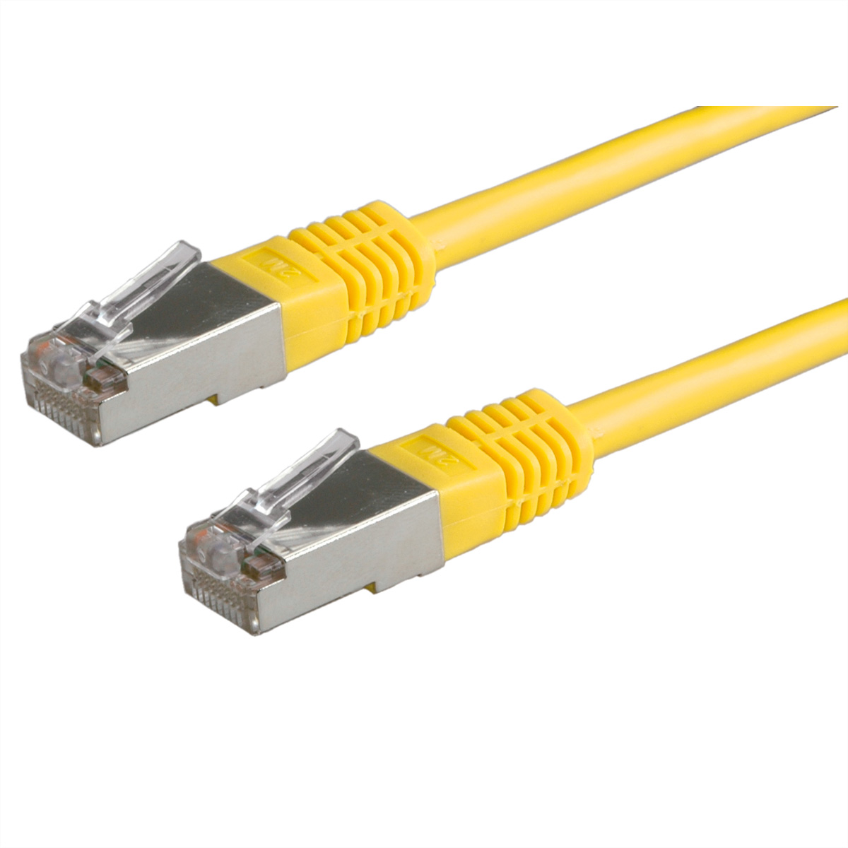 VALUE Patchkabel Kat.6 Class E S/FTP PiMF gelb 1m