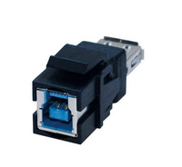 BACHMANN Keystone USB 30 Kupplung BA BuchseBuchse schwarz