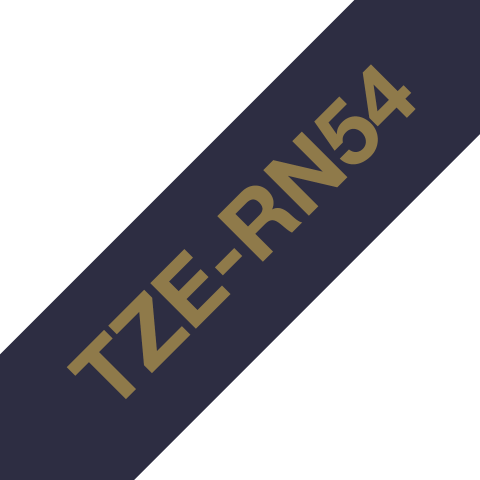 Brother TZe-Rn54 Gold auf Marineblau