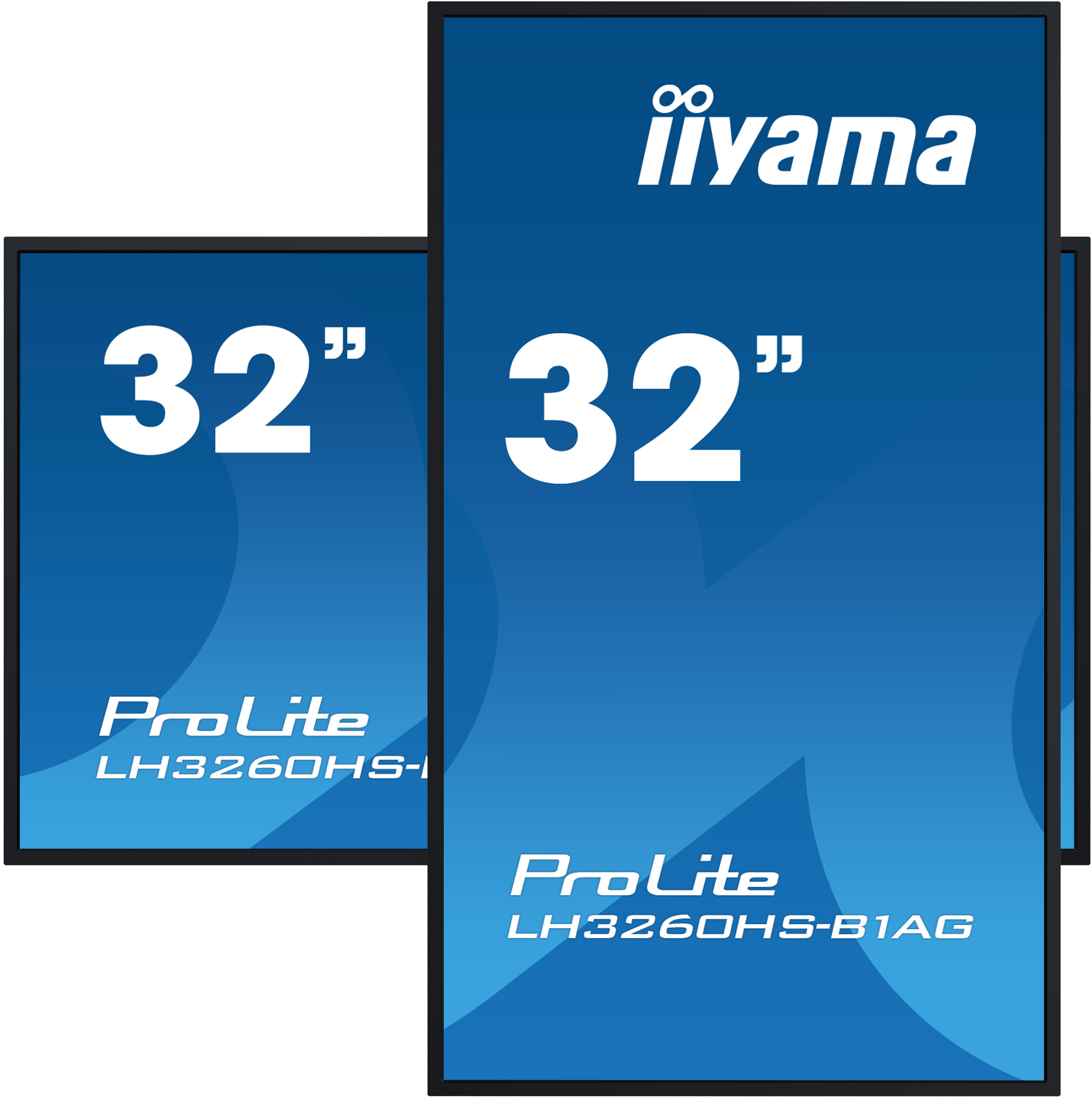 IIYAMA LH3260HSB1AG 81,28cm 32Zoll 1920x1080 FHD VA panel Haze 25perc 500cdm Landscape and Portrait Wallmount Included