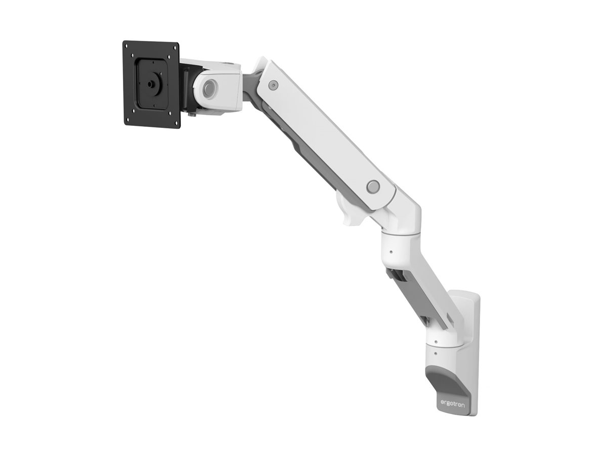 ERGOTRON HX Arm With Very Heavy Duty Pivot Wall Mount White ERGOTRON HX Arm With Very Heavy Duty Pivot Wall Mount White